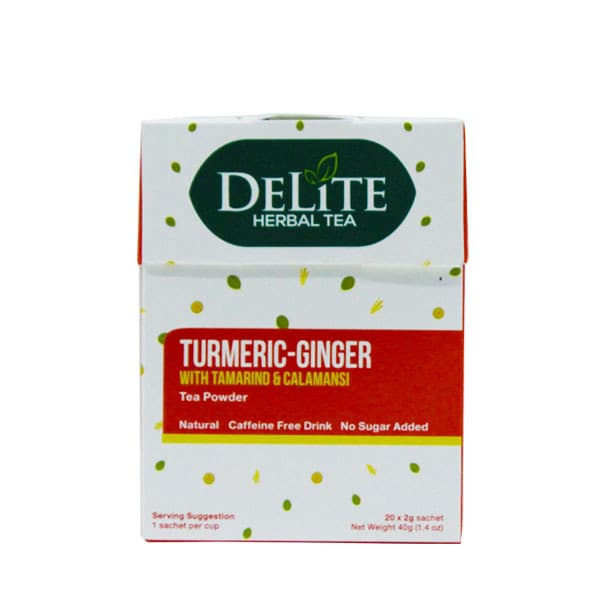 Delite Herbal Tea Turmeric Ginger Bundle of 3 (3 Boxes)